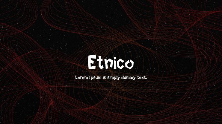 Etnico Font