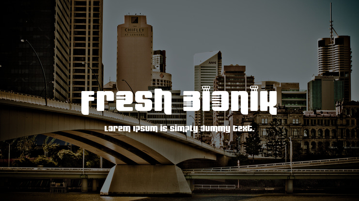 Fresh Bionik Font