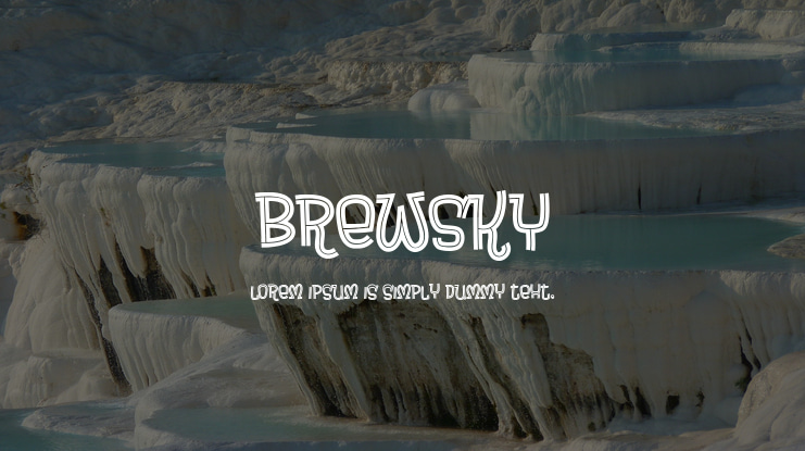 Brewsky Font