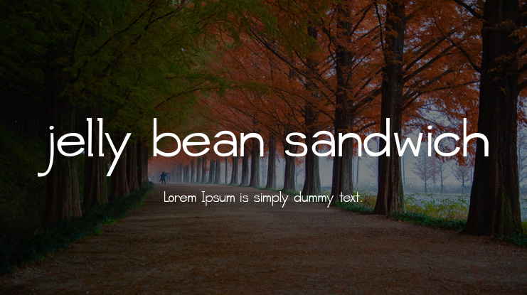 jelly bean sandwich Font