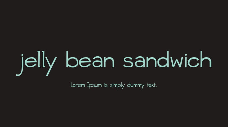 jelly bean sandwich Font