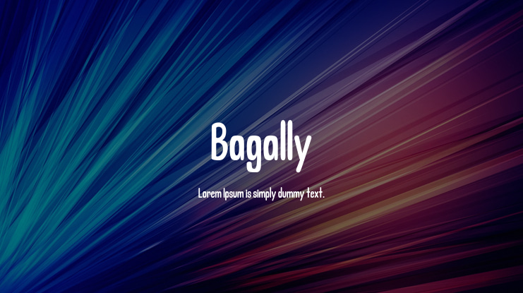 Bagally Font