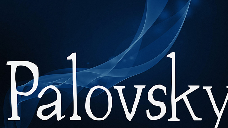 Palovsky Font