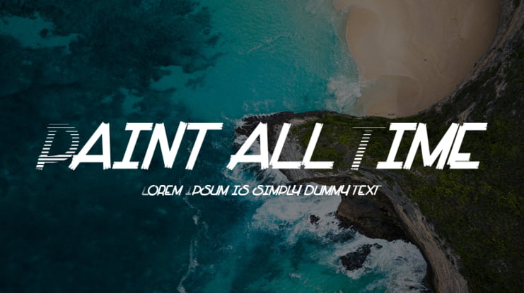 Paint all Time Font