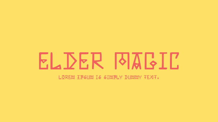 Elder Magic Font Family