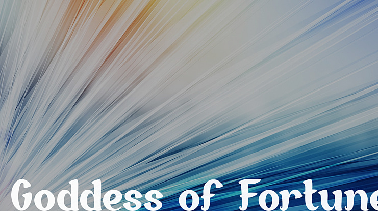 Goddess of Fortune Font