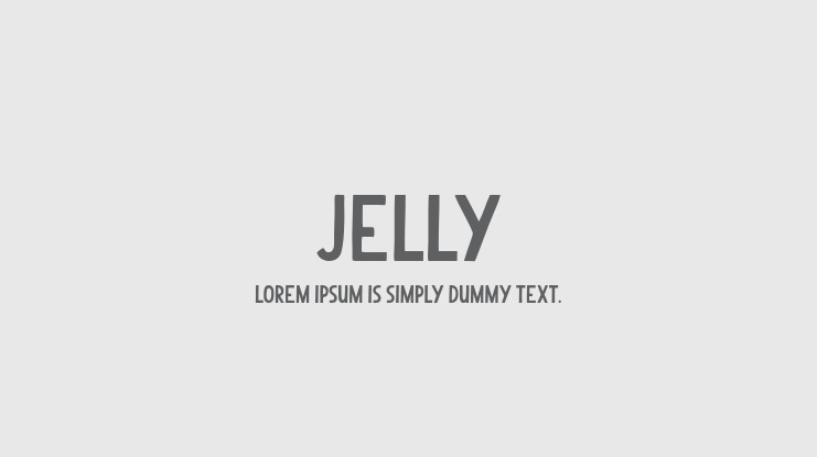 Jelly Font