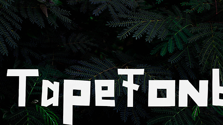 TapeFont Font