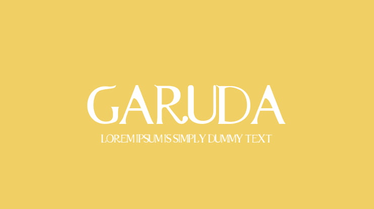 GARUDA Font