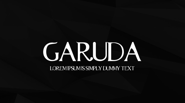 GARUDA Font