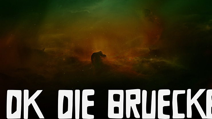 DK Die Bruecke Font