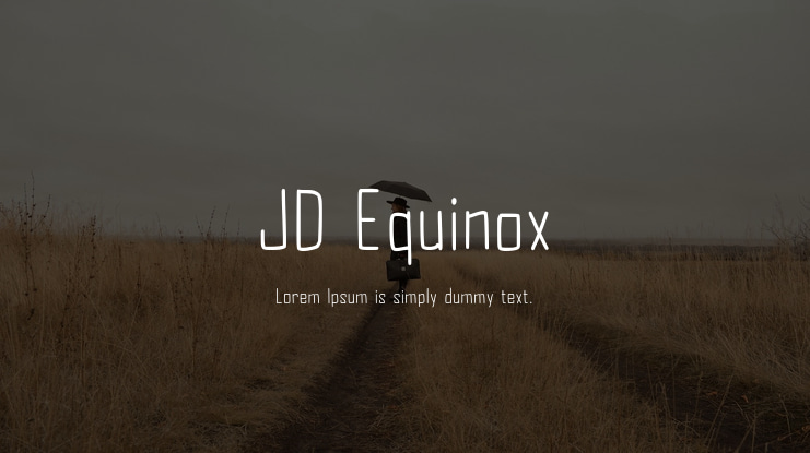 JD Equinox Font