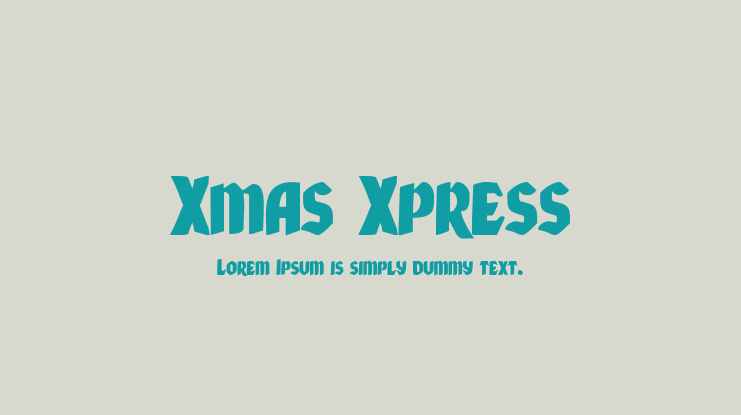 Xmas Xpress Font Family