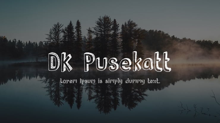 DK Pusekatt Font