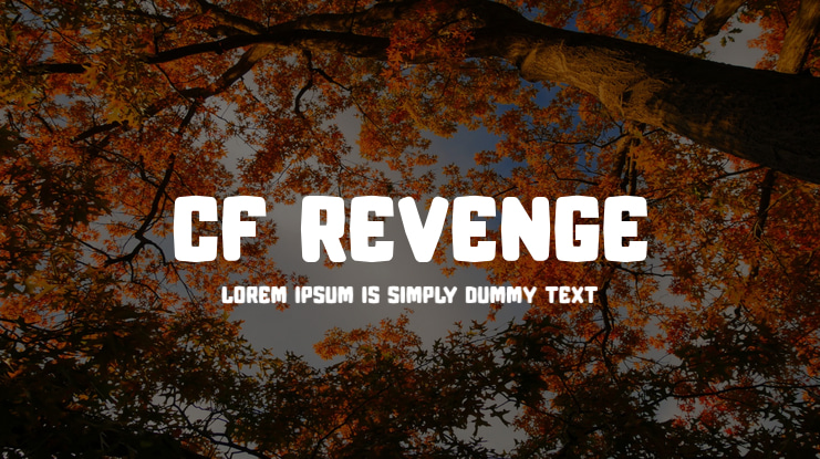 CF Revenge Font