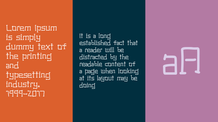 National Industry Font