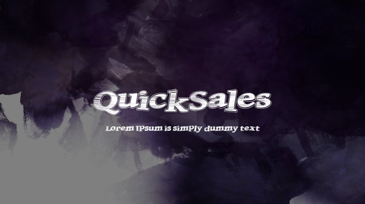QuickSales Font