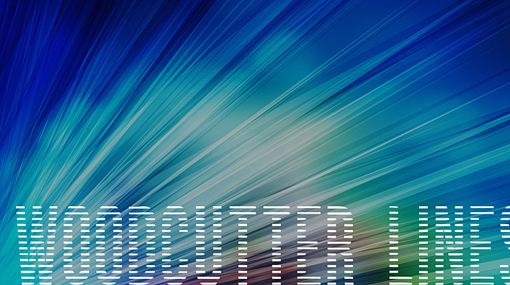 woodcutter lines Font