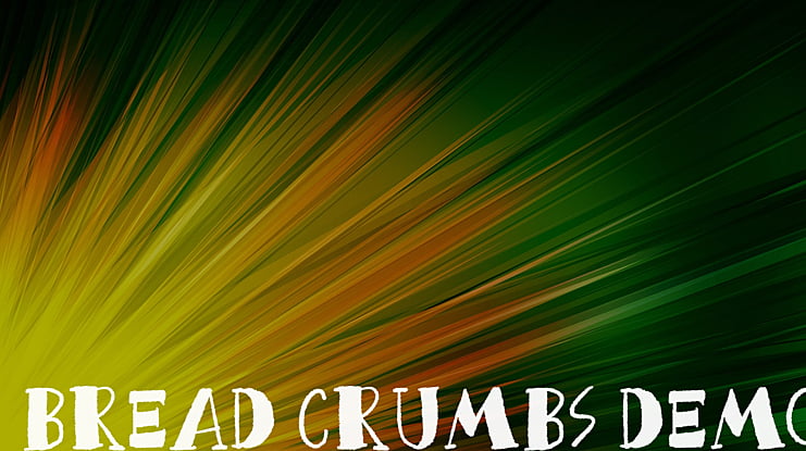 Bread Crumbs DEMO Font