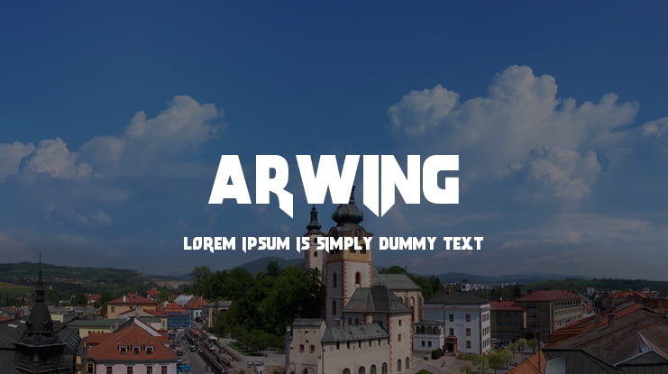 Arwing Font