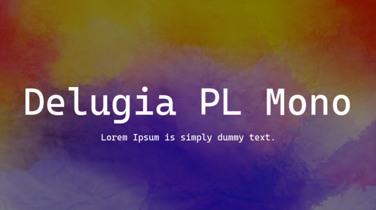 Delugia PL Mono Font Family
