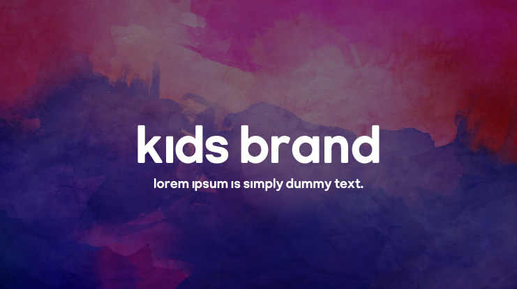KIDS Brand Font