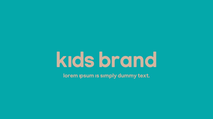 KIDS Brand Font