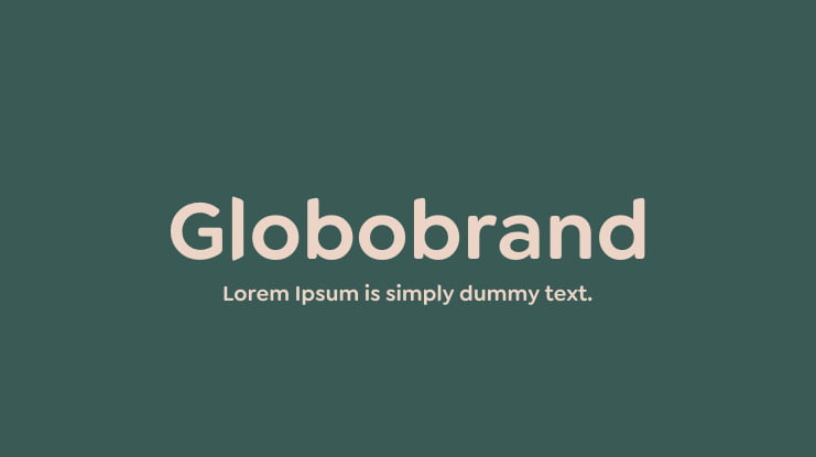 Globobrand Font Family