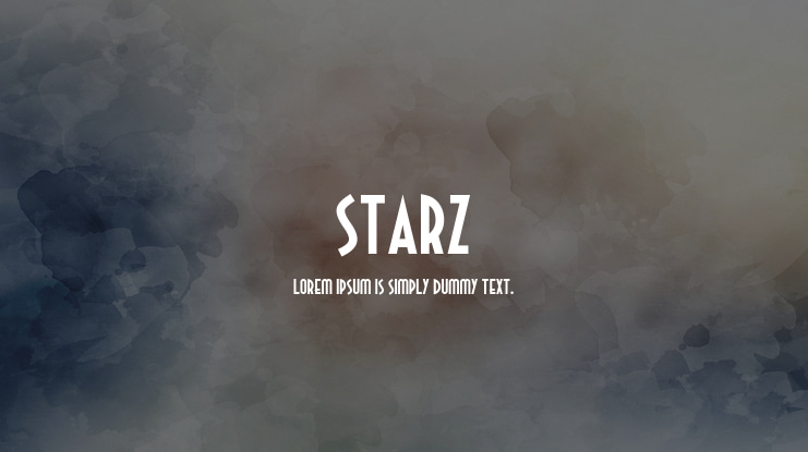Starz 1994 Font Family