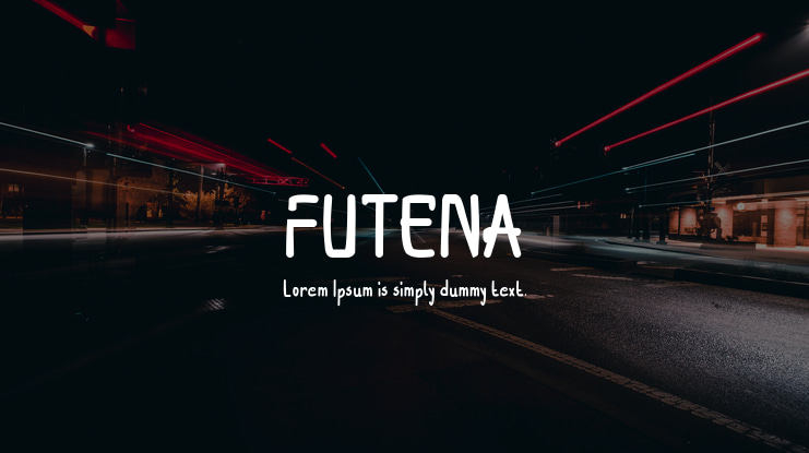 FUTENA Font