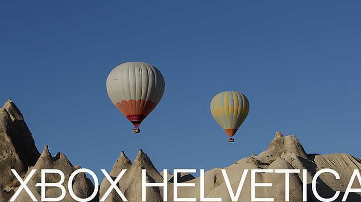 XBOX Helvetica Font