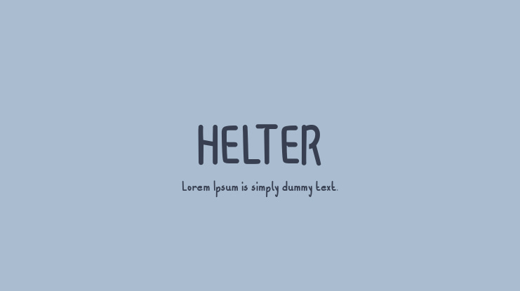 HELTER Font