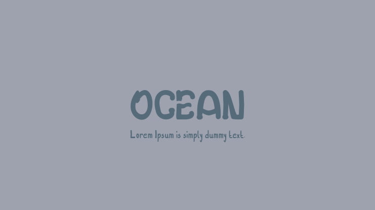 OCEAN Font