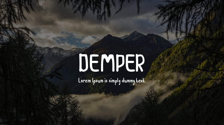 DEMPER Font