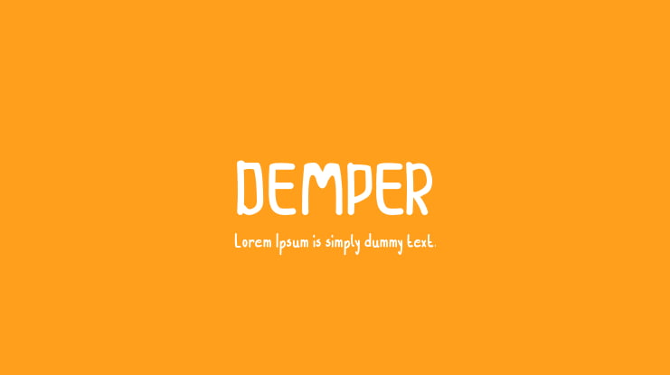 DEMPER Font