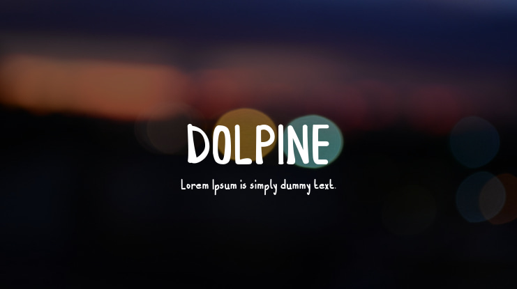 DOLPINE Font
