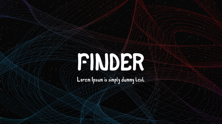 FINDER Font