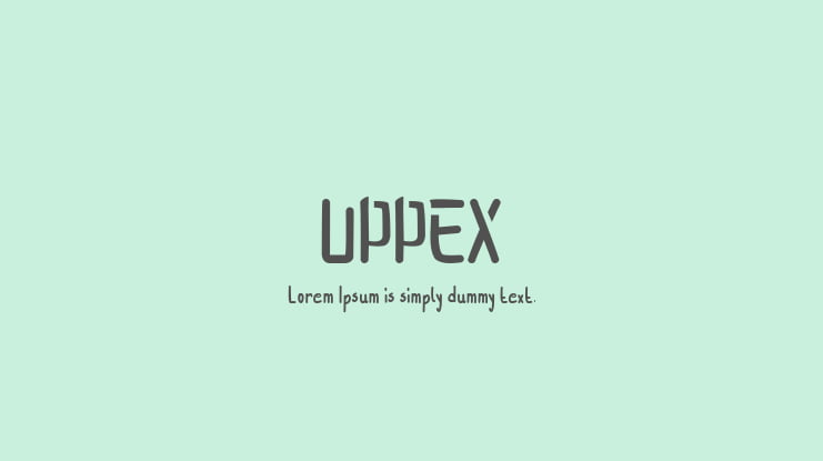 UPPEX Font