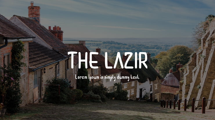 THE LAZIR Font