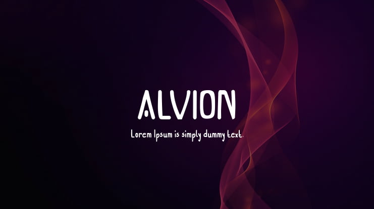 ALVION Font