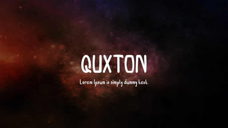QUXTON Font