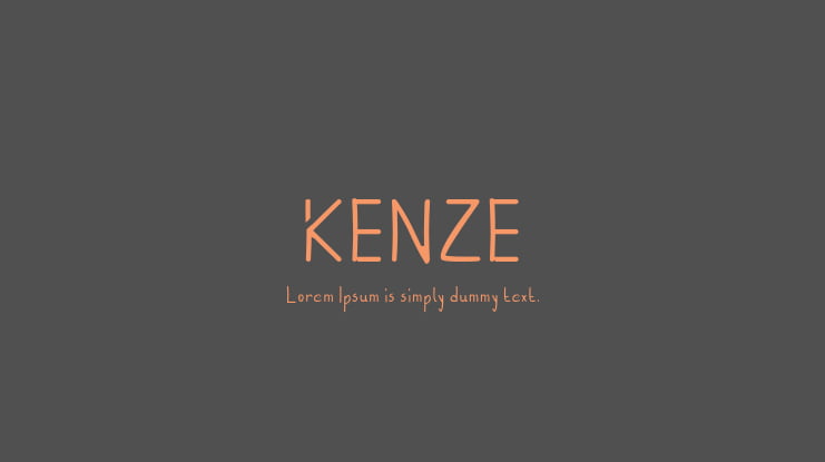 KENZE Font