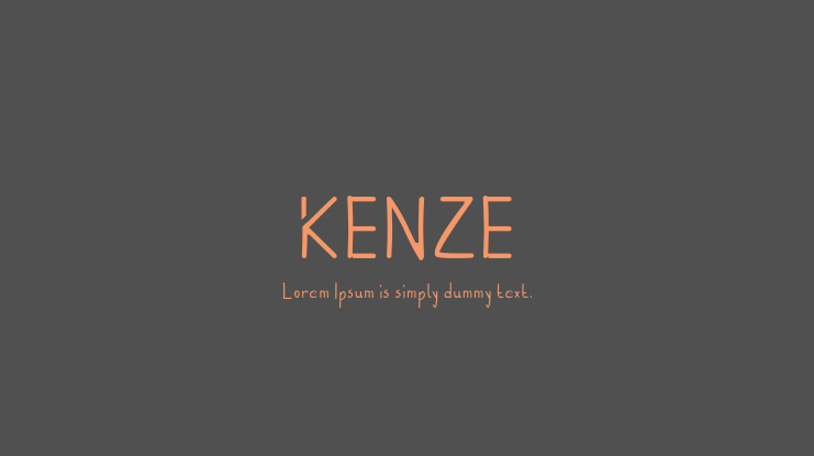 KENZE Font