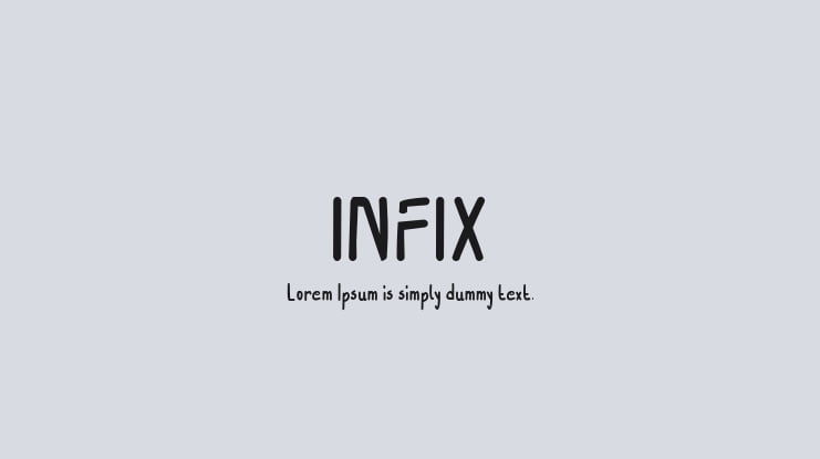 INFIX Font