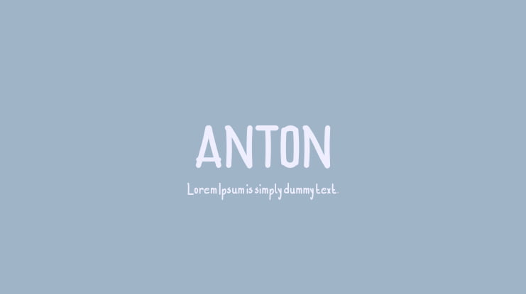 ANTON Font