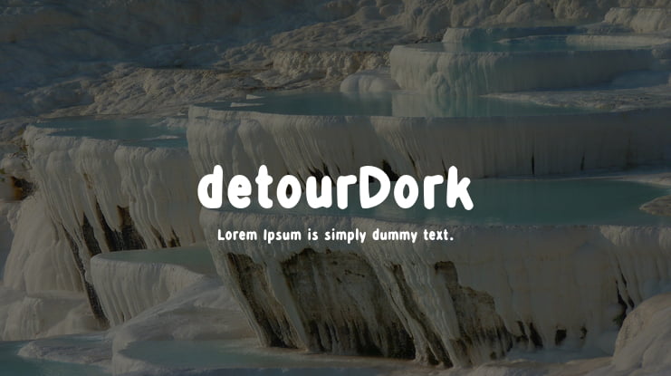 detourDork Font