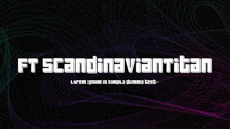 FT ScandinavianTitan Font Family