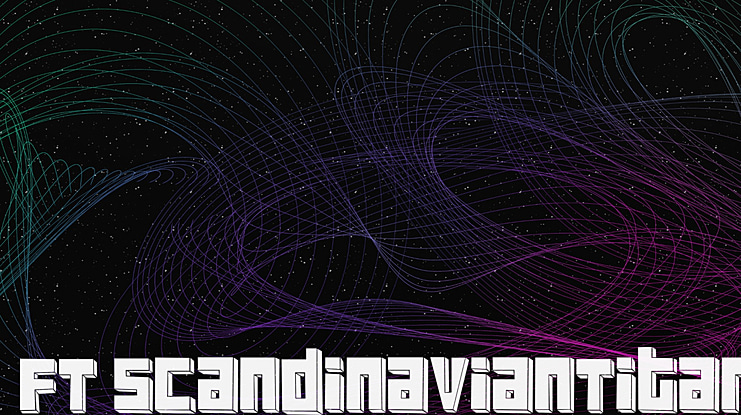 FT ScandinavianTitan Font Family