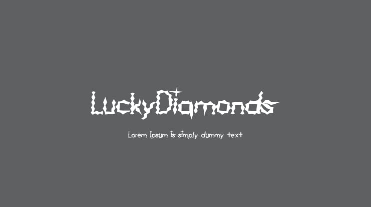 LuckyDiamonds Font