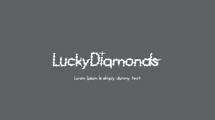 LuckyDiamonds Font